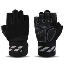 1 Paar professionelle Fingerlose Sporthandschuhe für Herren/Damen, Outdoor Fitness Handschuhe mit Handgelenkband, atmungsaktive gepolsterte Handfläche, geeignet für Frühling/Herbst, Radfahren/Yoga/Hanteln/Bankdrücken - Verschiedenfarbig - Übersicht 13