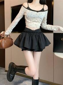 Women Skirts - Black - View 10