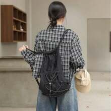 Outdoor Lightweight Backpack - Black - View 6
