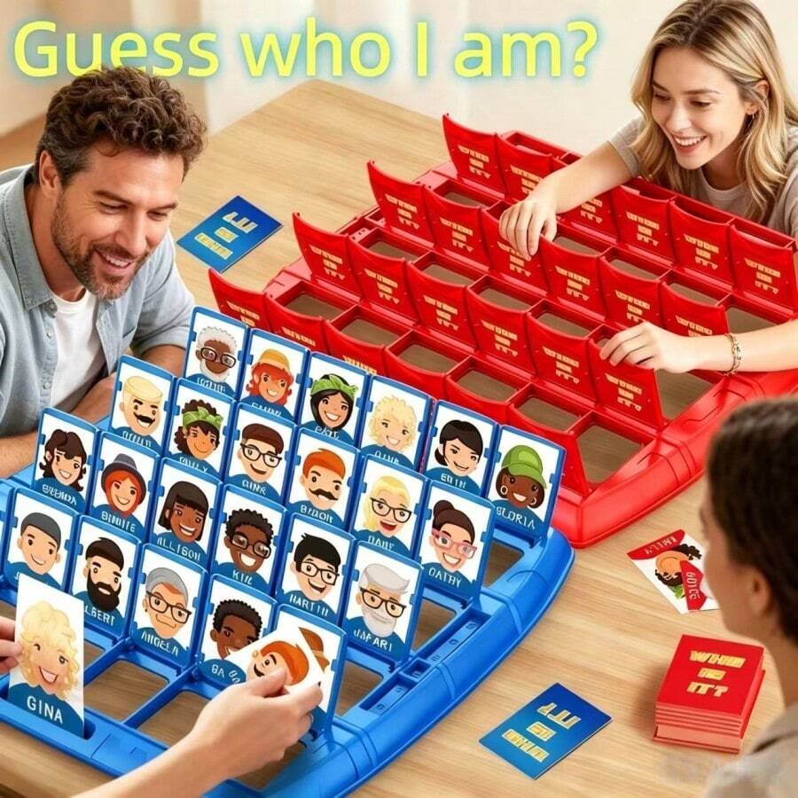 Who? Game For Christmas Birthday Gifts, Interactive Logic Deduction Party Game With 96 Cards, Fun Halloween Party Activity For Adults & Friends