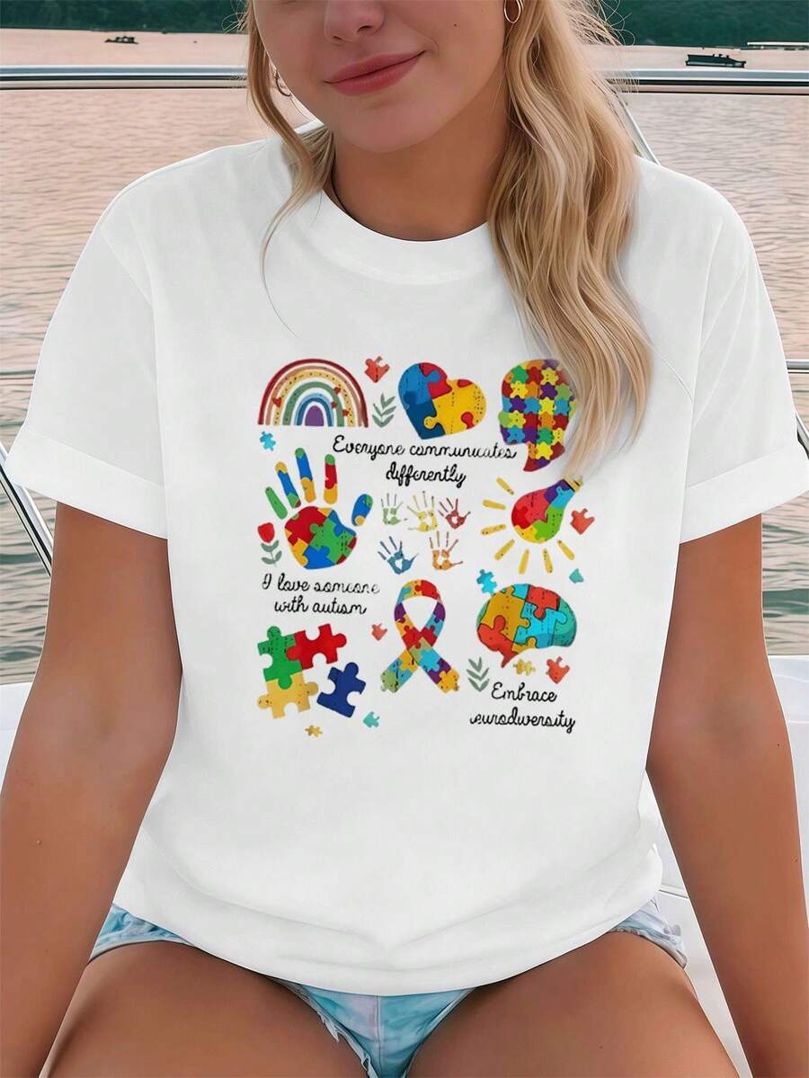 Women T-Shirts - White - View 1