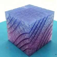 1個/玩具與遊戲>遊戲與娛樂>遊戲 3D列印壓力緩解玩具 史萊姆穿梭魔方 正方形可變形玩具 - 彩色 - 查看 5
