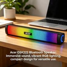 Acer OSK222 Wired Stereo Speaker, High Volume, Clear Sound, Desktop Speaker, USB Powered, Multimedia Speaker - View 7