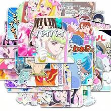 40張 You And Idol 美女卡通貼紙組，INS風，適合學生、小孩、男孩、女孩、成人，可用於貼紙交換、收藏、文具、手帳DIY，手機殼與筆記本裝飾，DIY裝飾手機、筆電、行李箱、水壺、滑板、筆記本與吉他，節日禮物、生日禮物、開學禮、畢業禮、派對小禮，韓系印章、糖果滴落、曬傷貓 - 彩色 - 查看 3
