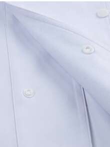 New Chef Uniform Short Sleeve Premium White Breathable Mesh Unisex High-End Hotel Kitchen Western Restaurant Fast Food BBQ Bakery Coffee Shop Apparel - White - View 11