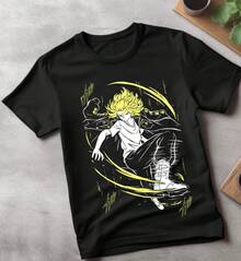 Dragon T-Shirt Ken Ryuguji Tokyo Revengers Anime  Manjiro Shirt All Size - 黑色 - 查看 6