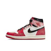 Nike Jordan Air Jordan 1 Retro High OG Spider-Man 2.0 Next Chapter Leather Comfort High-Top Retro Basketball Shoes Unisex Red And Black - DV1748-601 - Xem 10