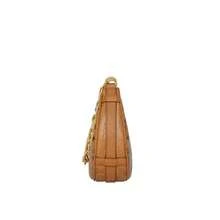 Mcm Aren Logo Embroidered Women's Shoulder Bag MWHFATA02CO001 - Cognac Color MWHFATA02CO001 - View 4