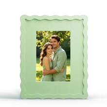 1pc Wavy Multicolor Photo Frame (Red, Yellow, Blue, Green, White, Black, Pink, Purple, Grass Green), Fashionable And Versatile Home And Office Decor - Suitable For Desktop And Wall Display, Perfect Housewarming Gift (Photo Not Included) - Multicolor - View 65