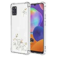 Case For, Transparent Case With Aesthetic Butterfly And Flower Designs, Anti-Yellow Soft Silicone Slim Anti-Shock Anti-Scratch TPU Bumper Case - 三星 Galaxy A31 - 查看 1