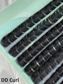 168片超浓密睫毛簇，DD卷度，200DD粗度，10-16毫米粗，眼妆专用，适合日常妆容，新手也能轻松上手。 - DD - 查看 7