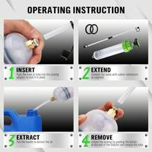 SWANLAKE 200cc Fluid Extractor, Extraction&Amp;Fill Pump,Fluid Syringe Pump Manual Suction Vacuum Fuel Car Transfer - ColorB - View 3