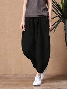 Women Pants - Coffee Brown - View 7