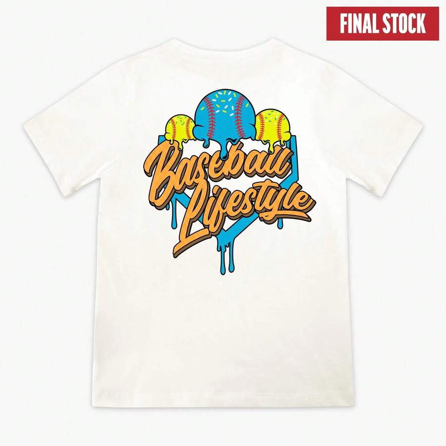 Ice Cream Lightweight T-Shirt For Young People - Cotton Candy - 白色 - 查看 1