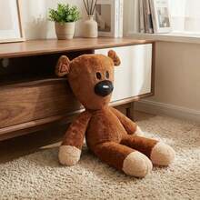 BLUESLEMON Boneka Beruang Teddy Cokelat Lucu 30cm, Boneka Hewan Berisi Serat Poliester Lembut, Sempurna untuk Hadiah Ulang Tahun, Natal, dan Dekorasi Rumah - MultiWarna - View 5