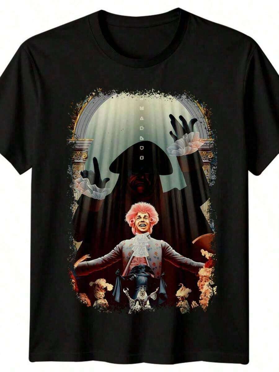 The Answer Vintage Style Basketball Graphic T-Shirt From The 90s - Merah dan hitam - View 1