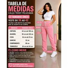 Women's Teddy Plush Jogger Pants, Autumn/Winter Fashion - 羅莎 - 查看 5