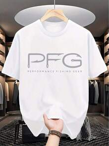 Camiseta de Pesca PFG Transpirable y Cómoda, Perfecta para Salidas Casuales y un Regalo Ideal para el Día del Padre. - Blanco - Ver 9