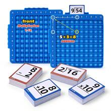 376-Piece Math Game Fidget Toy, Puzzle Bubble Press Game With Algorithm Cards, Suitable For Practicing Addition, Subtraction, Multiplication And Division Of Numbers 1-100, Educational Math Learning And Teaching Toy For Children 3+ Years Old, Great Classroom Gift - Multicolor - View 1