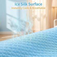 Extra Large Pet Cooling Mat - Ultra Soft Moisture-Wicking Surface | Instant Cooling All-Day Comfort | Keeps Pets Cool All Summer! - Suitable For Small, Medium And Large Cats & Dogs, 5 Sizes Available - Multicolor - View 6