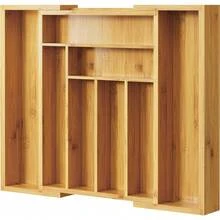 2026 Popular Spring Summer Extensible Drawer Storage Box With Adjustable Tray, Multi-Functional Organizer Cutlery, Knives & Utensils, Kitchen Drawer Organizer Also Suitable Bedroom & Living Room Storage - 1 - Xem 13