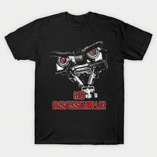 Casual T-shirt från Dark Metal Band, vintage trendtryck, ett måste för fans av nischade trender. Streetwear T-shirts, sommarblusar för kvinnor, sweatshirts för kvinnor, kortärmade T-shirts för kvinnor, strandkläder för kvinnor,  damkläder. - Svart - Visa 6