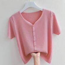 Women Lightweight Cardigans - Skin Powder - View 12
