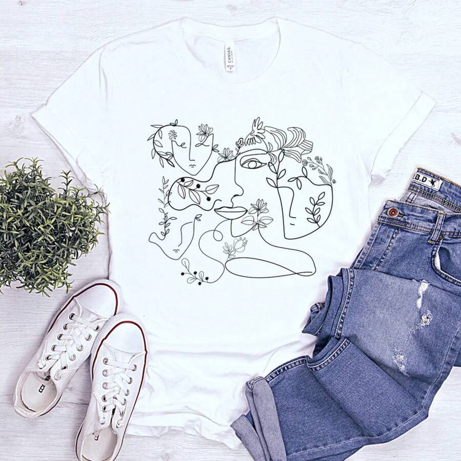 Women T-Shirts - White - View 1
