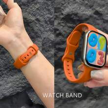 适用于 38mm、40mm、41mm、42mm、44mm、45mm、46mm、49mm 表盘的超薄表带，男女通用，运动硅胶表带，纤薄腕带，适用于 Series 11、10、9、8、SE、7、6、5、4、3、2、1 和 Ultra。 - 38/40/41/42mm(Series 10 11) - 查看 23