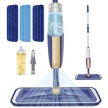 Spray Wet Mops For Hardwood Floor Cleaning: Floor Mop With 3 Washable Pads For  Powermop - Refillable Dust Dry Mop Home C - 樣式類型如圖所示 - 查看 8