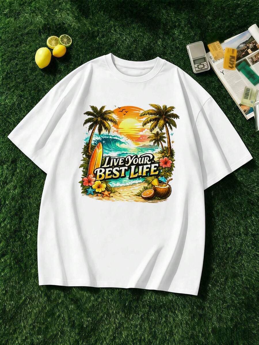 Men T-Shirts - White - View 1