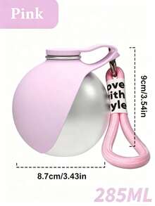 Bình nước cho chó cầm tay chống rò rỉ 285ml, bình phân phối nước uống cho thú cưng, đồ dùng thiết yếu khi đi du lịch cắm trại, đồ dùng cho chó, đồ dùng cho chó con, đồ dùng cho mèo, 4th Of July, bình phân phối nước cho chó, bát uống nước cầm tay, bình nước đi dạo ngoài trời, đồ dùng thiết yếu khi đi du lịch, bình nước gấp gọn - Hồng - Xem 15