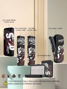1 Set IQOS ILUMA ONE/I ONE /New ILUMA I ONE/ ILUMA/ILUMA I /ILUMA PRIME/Iluma I Prime Series Protective Case And Storage Box, Precise Cutouts For All Models, Personalized Design In PU Leather Material, Slip-Resistant And Anti-Fall For Daily Use - 1 - View 2
