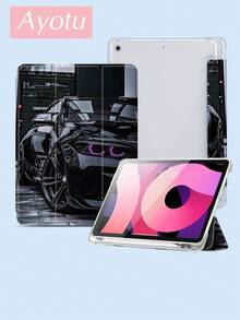 Ayotu 这款防震汽车元素2026酷炫跑车图案保护套，兼容iPad Air 8(M4) 2026（11英寸）、Air 8(M4) 2026（11英寸）、2021/2020款10.2英寸（第九/八代）、2022款Galaxy Tab A8 10.5英寸平板电脑（带笔槽）、2024款Kindle Paperwhite第十二代，支持自动休眠/唤醒功能，时尚保护套，生日礼物之选。 - 彩色 - 查看 4