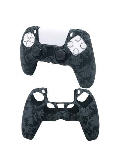 1 ốp bảo vệ màn hình in chuyển nhiệt, tương thích với máy chơi game 5 inch, chống trượt, chống mồ hôi, chống bụi, chống trầy xước, phụ kiện chơi game giúp nâng cao trải nghiệm chơi game.