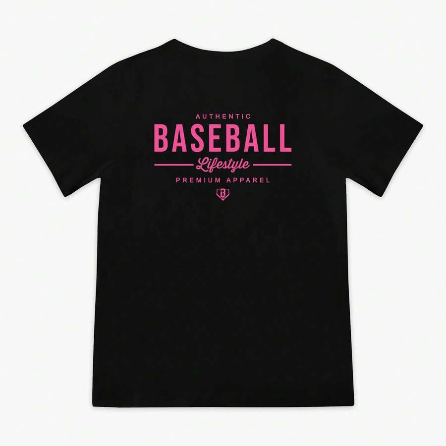 Camiseta Juvenil Auténtica - Negro - Ver 1