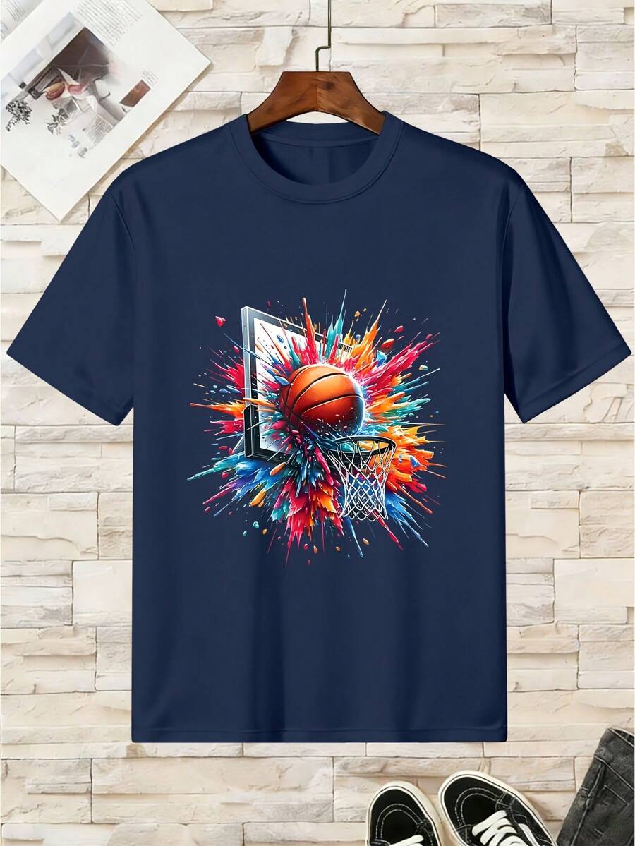 Shooting Cotton T-Shirt For Children - Army Green - View 1
