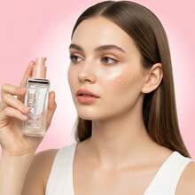 PINK KEY PRIMERPRE MATTIFYING GEL MAKEUP BASE VERY LIGHT MAKEUP PREPARATION PORE MINIMIZER LONG LASTING SMOOTH TEXTURE - View 6