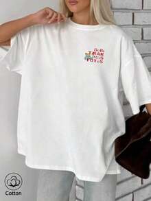 Women T-Shirts - 白色 - 查看 5