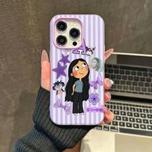 Estética de   Ariana moradafunda de teléfono Fundas compatibles con ,Apple,VIVO,OPPO,,, y Honor.Fabricadas en silicona TPU,ofrecen protección contra golpes y caídas.regalos para mamá - Morado - Ver 1