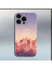 Funda Celular Estampado Moda 2026Travel Los Angeles Compatible con 16, 15, 14, 13, 12, 11 Plus, Pro,, XR, XS, Plus, E, SE4,.Funda Transparente Compatible con 17 Pro, 17 Pro, 17, 16 Pro. - Z8 - Ver 7
