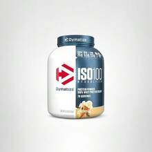 Dymatize ISO100 Whey Protein Powder Isolate, Gourmet Vanilla, 25g Of Protein, 5.5g BCAAs, Less Than 120 Cal., Gluten Free, 1g Fat, 1g Sugar, 2g Carb (20 Servings) - Gourmet Vanilla - View 8