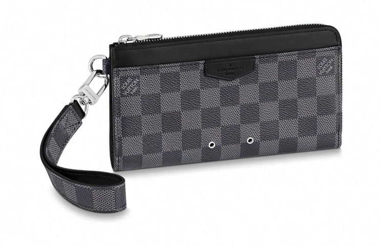 LOUIS VUITTON Zippy Canvas Clutch Card Holder, Wallet Regular Men's Gray Grey - Grey - View 1