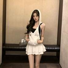 Women Short Dresses - White - View 7