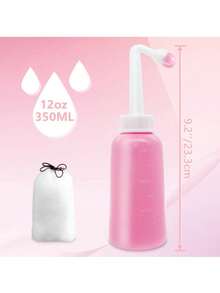 Reusable Perineal Irrigation Device, Female Intimate Care Cleansing, Portable Bidet Washing Tool - Multicolor - View 5