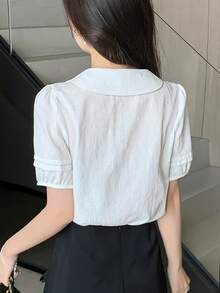 Women Blouses & Shirts - White - View 8