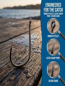 GOTURE 1set Fishing Tool Fishing Set - Including Lead Sinker/Float/Hook/Swivel, Integrated Portable Box, Sea Bass And Trout Universal Fishing Gear - Multicolor - View 3