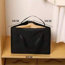 1pc Large Capacity Clothes Hook Storage Bag, Home Clothes & Pants Clip Organizer Bag, Suitable For Bedroom, Student Dorm, Outdoor Travel Portable Storage Bag, Can Be Used To Store Clothes, Ties, Skirts, Hangers, Pants Racks - View 4