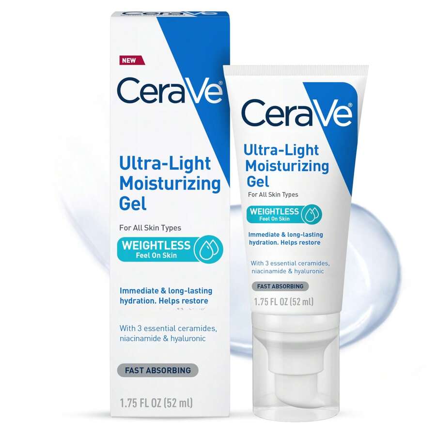CeraVe Skincare For Dry Oily And Sensitive Skin, Cream Cleanser Serum Sunscreen Eye Cream Body Lotion With Ceramides - Hyaluronic Acid - 查看 1