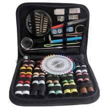 Caja de herramientas de costura para el hogar, set de agujas e hilos, set de hilos de coser, bolsa de agujas e hilos - A - Ver 1